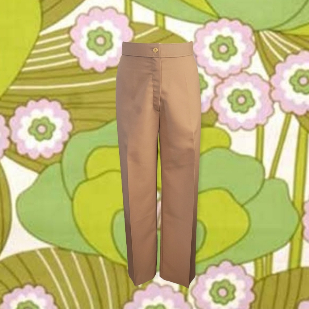 Vintage 70s Tan Trousers
